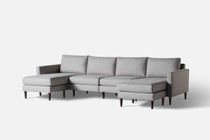 4-Seat Sofa with Double Chaise