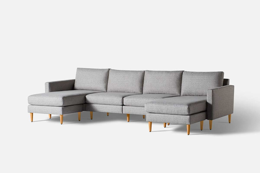 4-Seat Sofa with Double Chaise