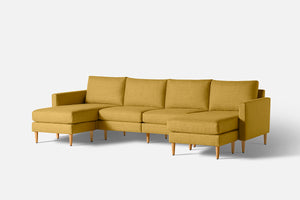 4-Seat Sofa with Double Chaise