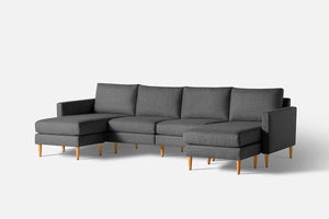 4-Seat Sofa with Double Chaise