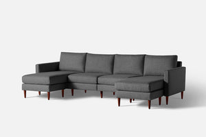 4-Seat Sofa with Double Chaise