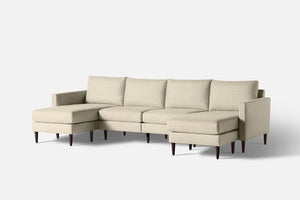 4-Seat Sofa with Double Chaise