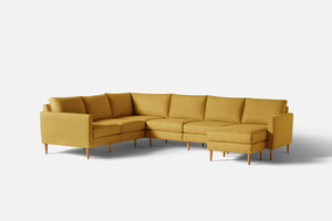 6-Seat Corner Sectional with Chaise